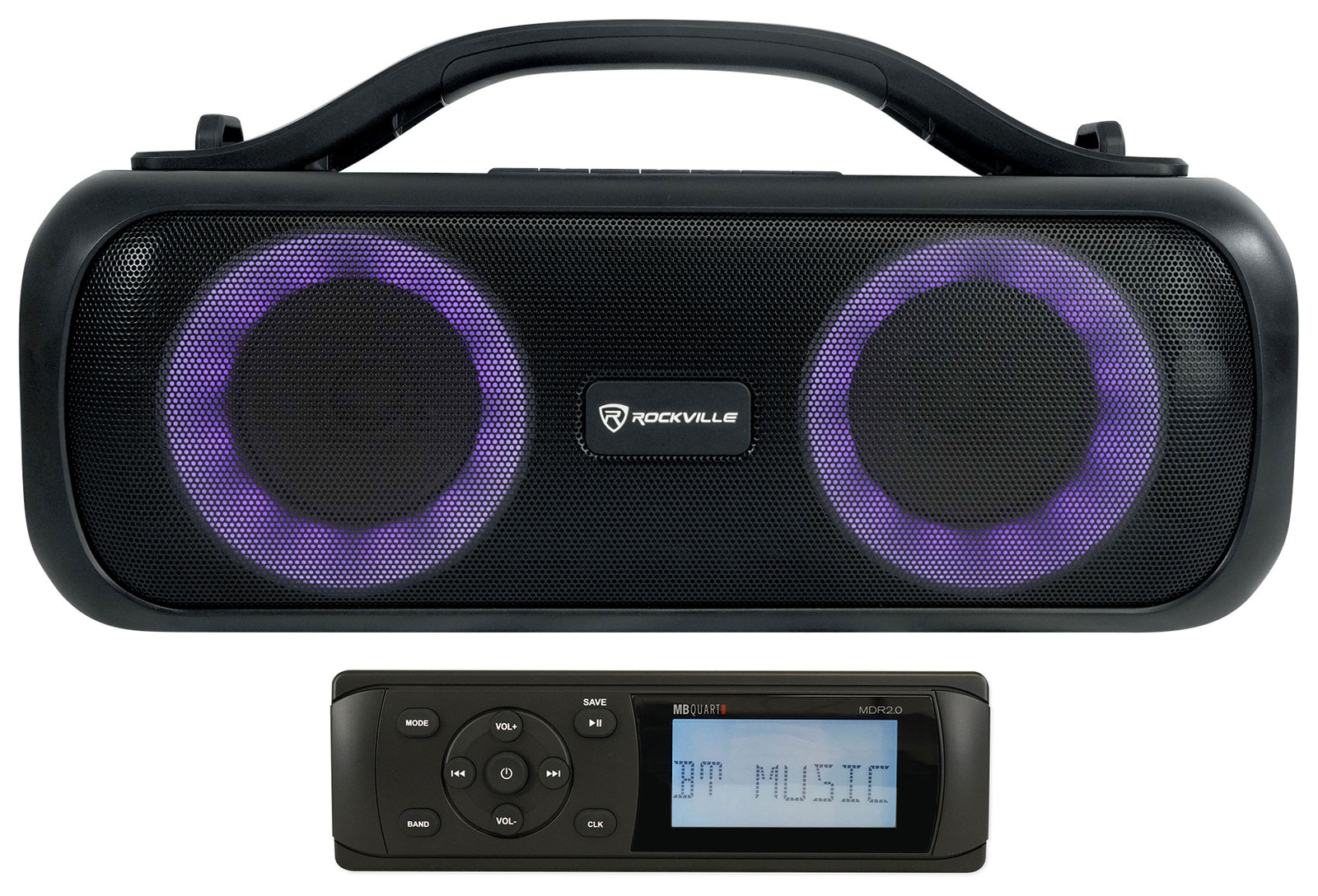 MB Quart MDR2.0 Single DIN Морской / лодочный Bluetooth / USB приемник Радио + Бесплатный Бумбокс