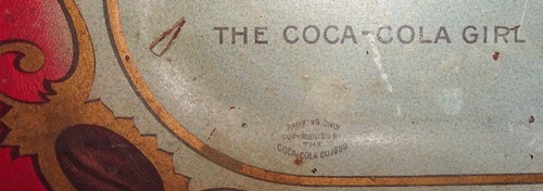 1910 COCA-COLA COCA COLA VASSOIO PUBBLICITARIO, Hamilton King "LA RAGAZZA COCA-COLA" RARO - Foto 6 di 22
