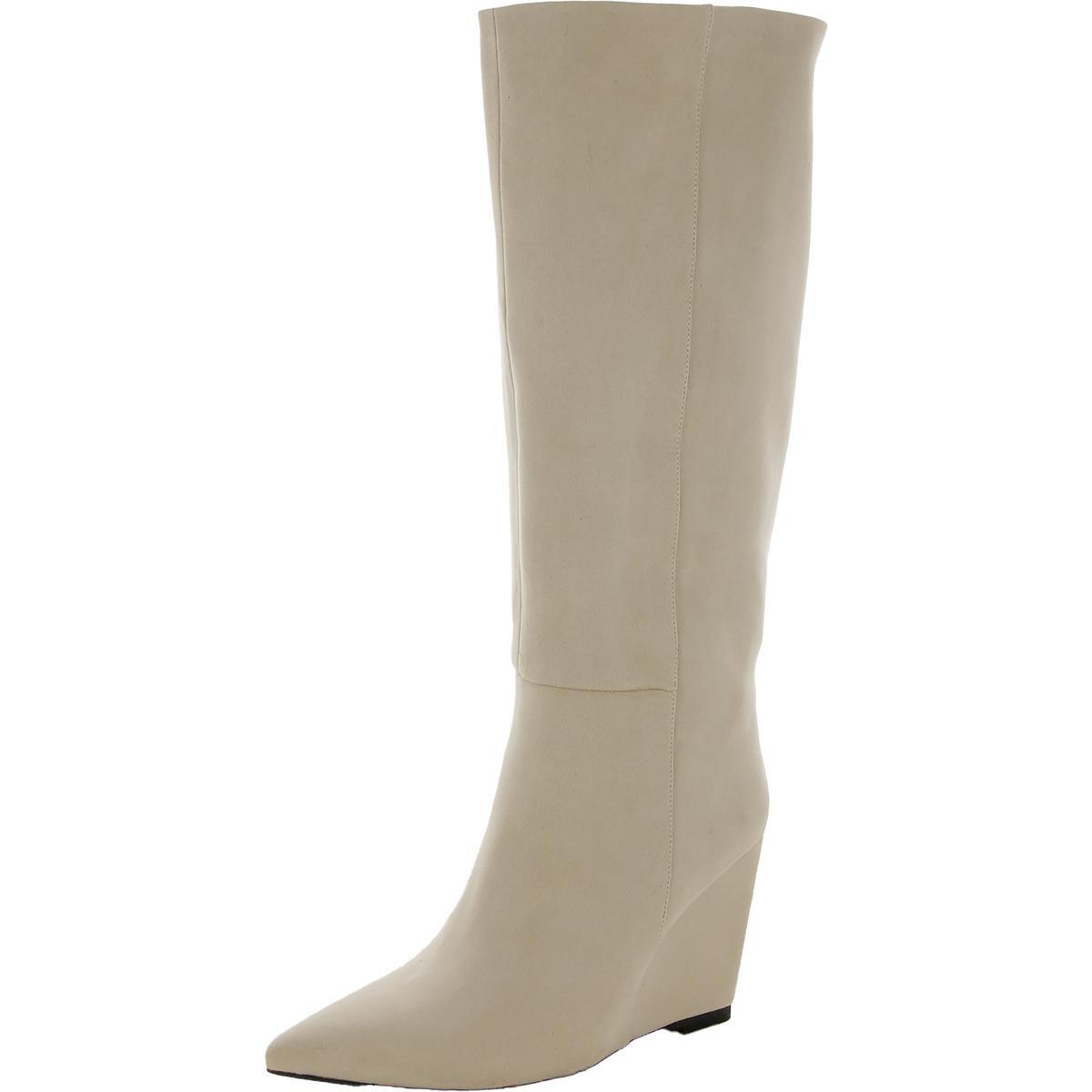 Женские сапоги до колена на танкетке Jeffrey Campbell Womens Katerina Stretch BHFO 6439