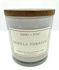 Sand + Fog VanillaTobacco Scented Candle 25 Oz Soy Wax Blend NEW 3 Wick