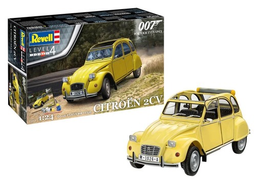 Revell 1:24 James Bond 007 Citroen 2CV Modello Kit Per gli Occhi Solo - 05663 - Foto 1 di 3