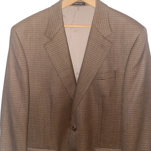 Ralph Lauren Blazer Jacke Herren 42 L Hahnentritt Wolle Sport Mantel Old Money LRL - Bild 3 von 13