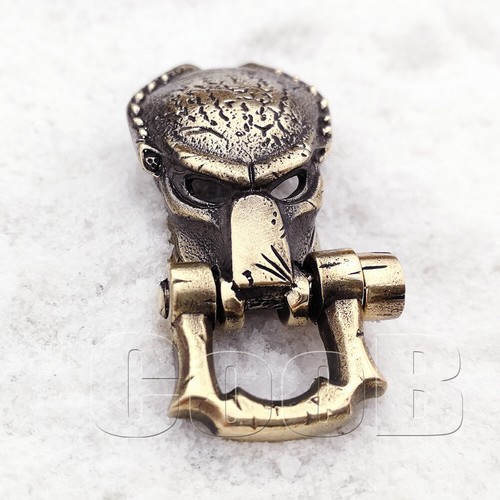 Luxury Metal Paracord Buckle Shacke Survival Buckles Bracelet Making Bead Skulls - Picture 37 of 116