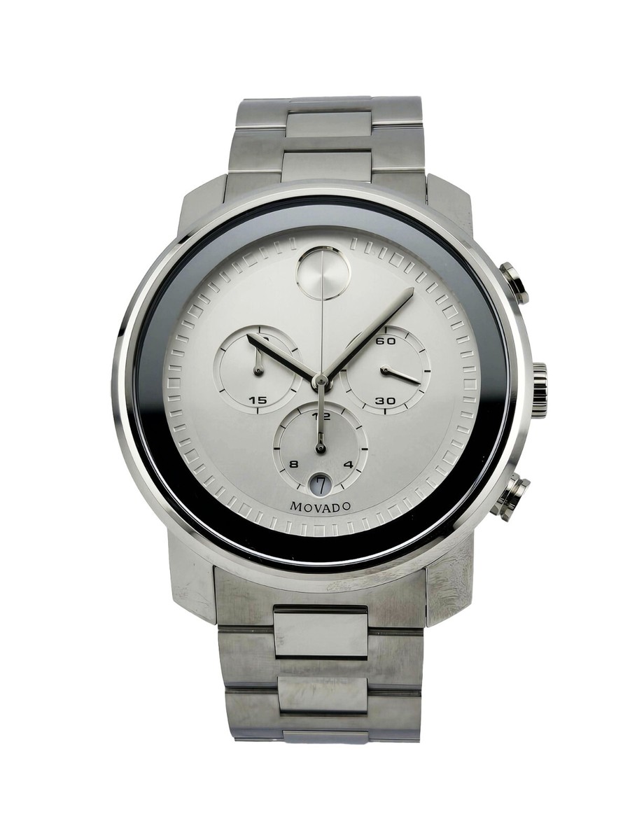 Movado Swiss Bold Watch Movado Bold 2.0 Mens Watch with Black Dial and Brown Leather  main image 3