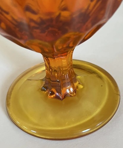 Fenton Glass Red Footed Vase Home or Office Decor - Picture 9 of 9