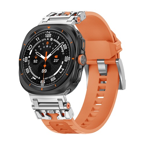 Rugged Premium Metal & TPU Sport Band For Samsung Galaxy Watch Ultra 47mm Strap - Picture 25 of 30