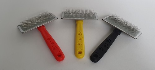 Pet Grooming Slicker Brush Comb Plastic Handle for Puppy Rabbit Dog and Cat - Picture 3 of 18