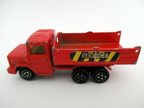 MAJORETTE Camion Benne MAGIRUS Rouge 1/100 Made in France - Imagen 3 de 6