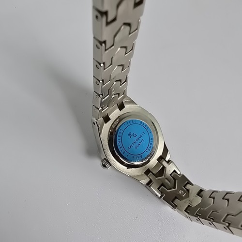 Ralph Geneve Ladies Blue Sunburst Dial Quartz Watch Stainless Steel 25mm - Picture 11 of 20