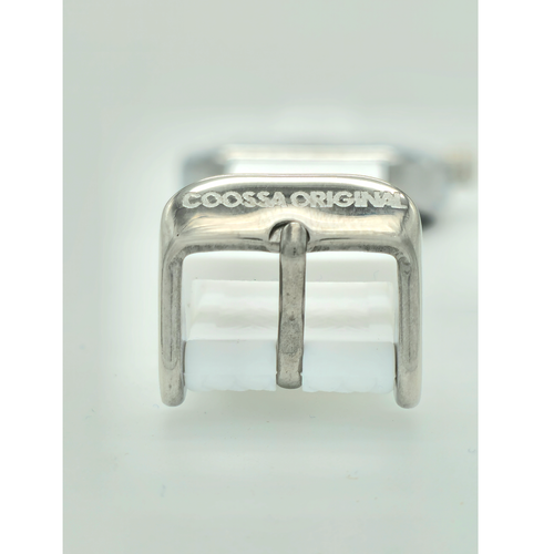 COOSSA ORIGINAL Special Edition Women Tonneau 35MM Silver/White Day-Date Watch - Picture 9 of 14