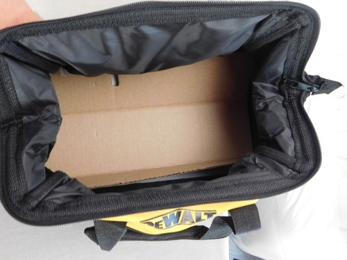 DEWALT Heavy Duty 13-in Nylon Contractor Job Site Tool Bag with Runners - Picture 3 of 6