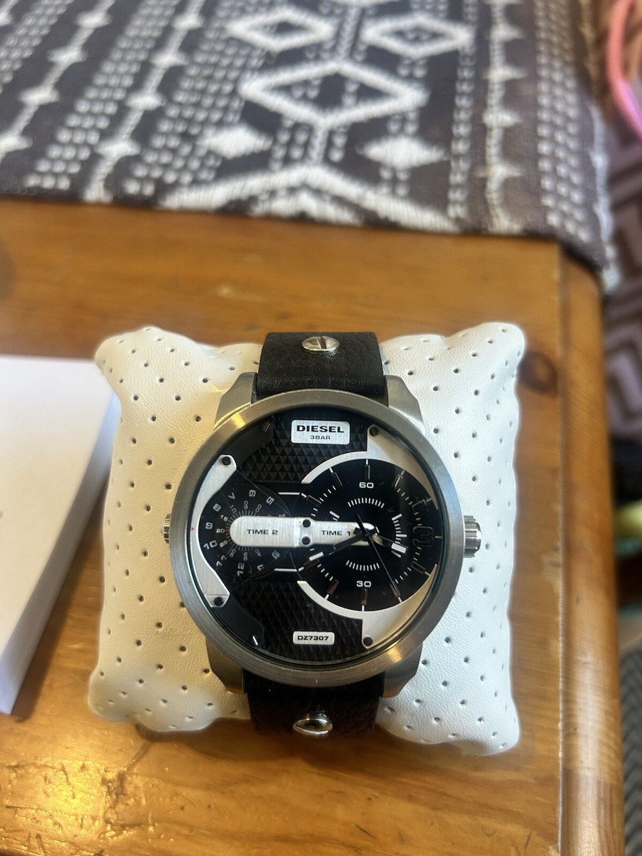 Leather Strap Diesel Dz7307 Price Diesel Bar Watch DZ7307 Used But