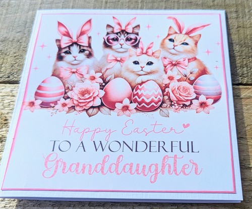 Personalised Easter Blessings Card for Daughter Godmother Friend Mum Grandmother - Picture 2 of 6