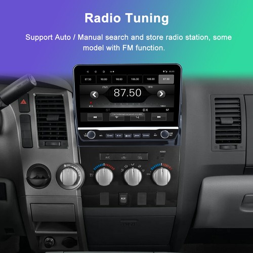 ANDROID 13 Apple CarPlay For Toyota Tundra 2007-2013 & Sequoia Car Stereo Radio - Picture 11 of 11
