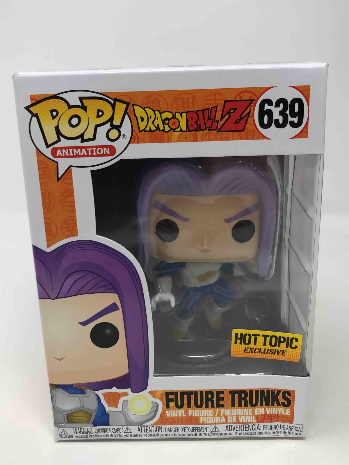 Funko Pop! Figura De Vinilo De Animación Anime Dragon Ball Z (Dbz) Future Trunks #639