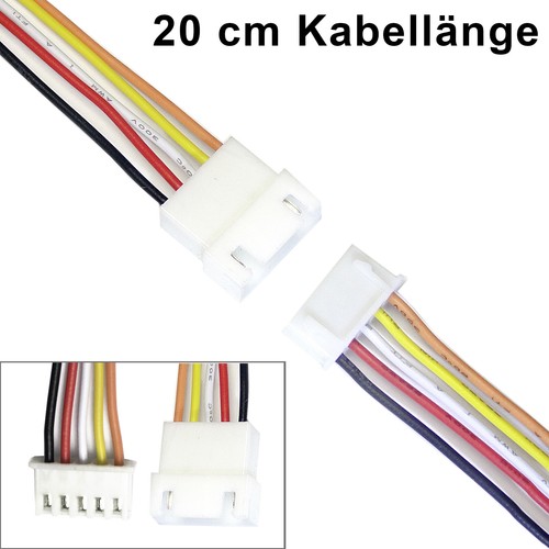 JST XH 2 3 4 5 6 Pin Stecker Buchse Kabel Kupplung Male Female JST XH kompatibel - Bild 11 von 12
