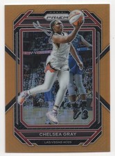 2023 Panini Prizm WNBA CHELSEA GRAY #87 Orange Prizm /99-Aces