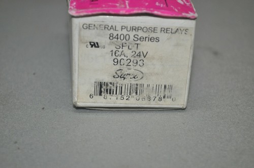 SUPCO GENUINE PART # 90293 GENERAL PURPOSE FAN RELAY 24V NOS FREE SHIPPING - Picture 2 of 4