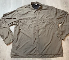 SportHill XC Shirt Mens Large  Long Sleeve Vented Fishing Outdoor Hiking Camp