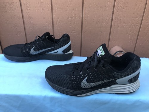 EUC Nike Lunargide 7 Flash Black 803566 001 Herren Größe US 13 Laufschuhe A6 - Bild 8 von 10