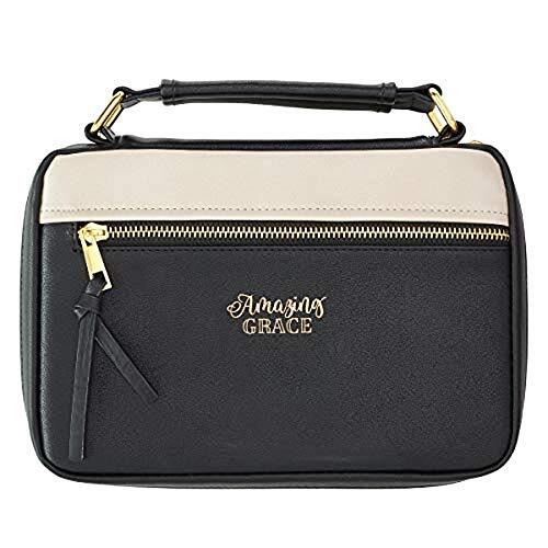 Amazing Grace Two-Tone LuxLeather Bible Cover - Large - Picture 1 of 6