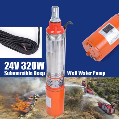 DC 12V 24V 48V Solar Tiefbrunnenpumpe Edelstahlgehäuse Solarpumpe Tauchpumpe DHL - Bild 4 von 16
