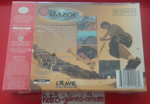 Razor Freestyle Scooter Nintendo 64, N64 Authentic SEALED, Actual pict READ/LOOK - Picture 7 of 12