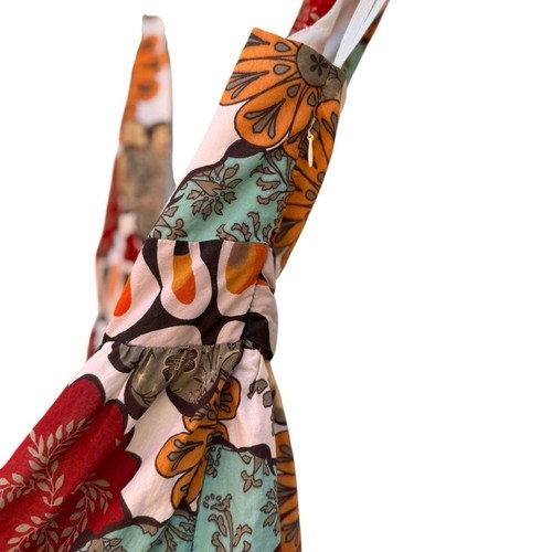American Rag 100% Cotton Boho Floral Midi Dress – Size S –Retro Mod Print in EUC - Picture 7 of 11