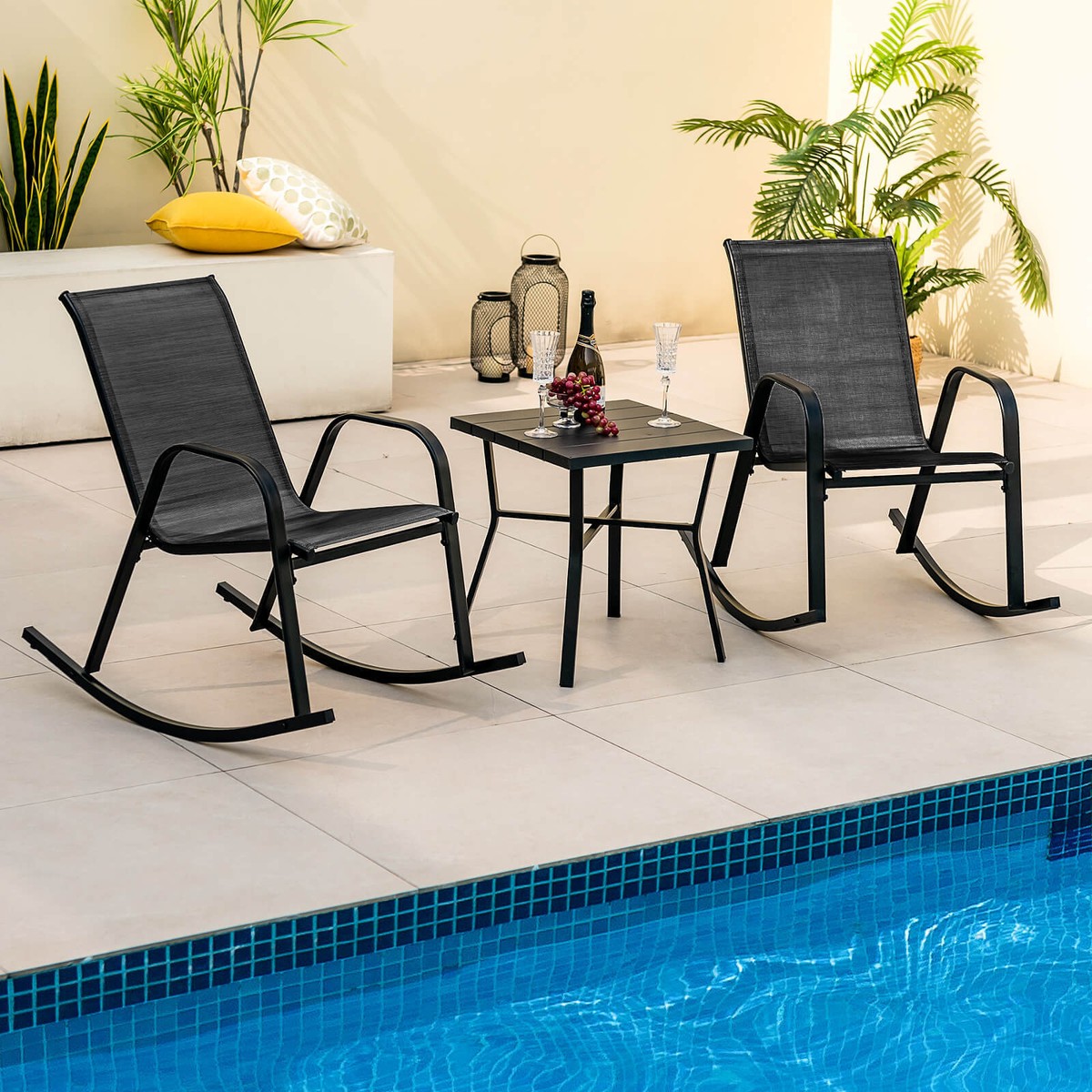 heavy metal patio chairs