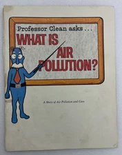 General Motors 1973 Professor Clean asks... What is Air Pollution? Booklet