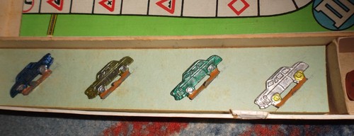 Abel Klinger Nr. 4658/14 Spiel mit Verkehrszeichen - mit allen 4 Autos aus Zinn - Bild 3 von 7
