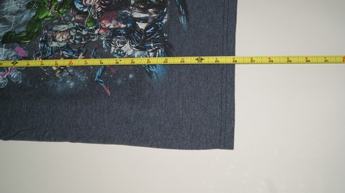 VTG Marvel Comics Thanos Hulk Thor Black Panther Blue T-Shirt Men's size S - Picture 2 of 3