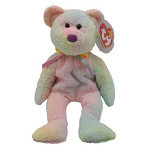 TY Beanie Baby GROOVY the Tie-Dye Bear 8.5” Plush Stuffed Animal Collectible Toy