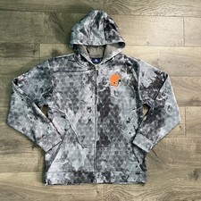 Reebok NFL Onfield Cleveland Browns Football Youth Large 14/16 Zip Hoodie READ