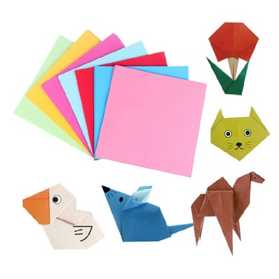 120pcs Double Sided Origami Paper Square Sheets Folding Paper Diy Craft Supplies Ebay