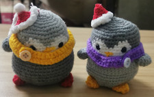 Handmade Crochet Penguins   Cute Decor  Perfect Gift