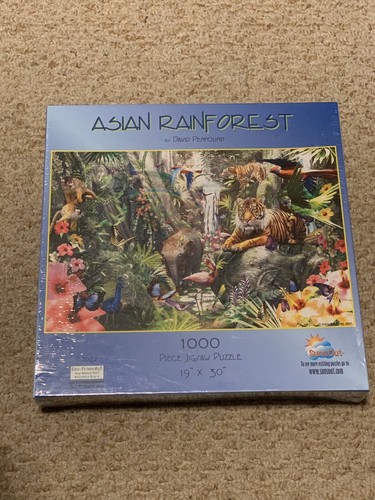 Asian Rainforest By David Penfound 1000 Piece Jigsaw Puzzle 19"x30" -SunsOut New - Picture 1 of 2