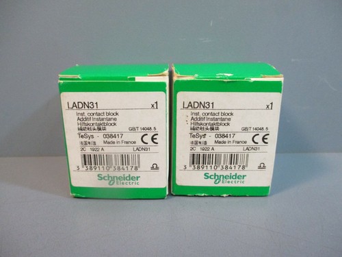 Schneider Electric LADN31 Kontaktblock NEU POSTEN VON ZWEI