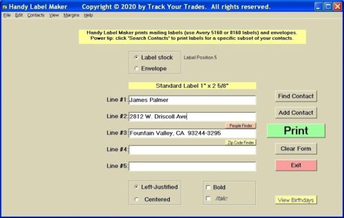 Convert avery labels to excel