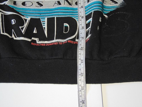 YOUTH LARGE ADULT SMALL 1990s VINTAGE LOS ANGELES RAIDERS SWEATSHIRT Made in USA - Picture 14 of 22