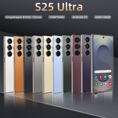 5G S25Ultra Smartphone 6.9" Android15 Cellphones Dual SIM Card 128GB Phone New - Picture 2 of 33
