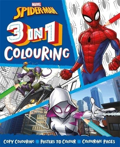 Marvel Spider-Man: 3-in-1 Colouring by Autumn Publishing Paperback / softback - Picture 1 of 2