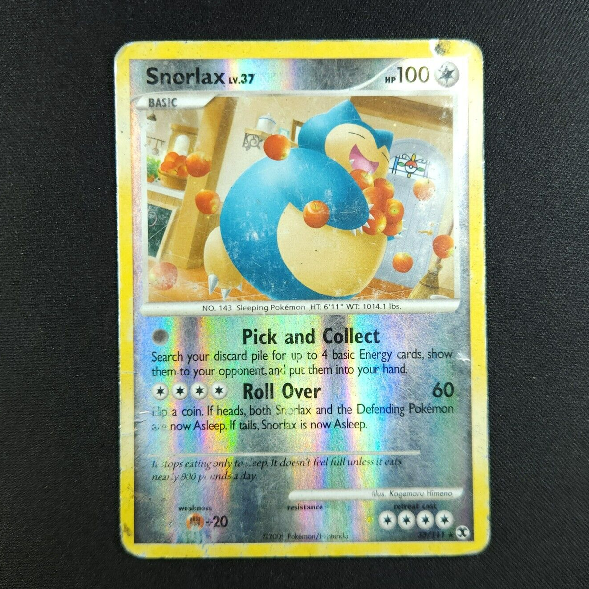 Snorlax 33/111 - Rising Rivals - DMG - Pokemon Card | eBay