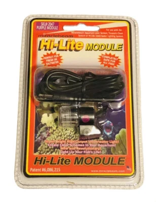 MIRACLEBEAM Miracle Beam (Hi-Lite) Underwater Aquarium Lighting Module # 2047 Purple NEW