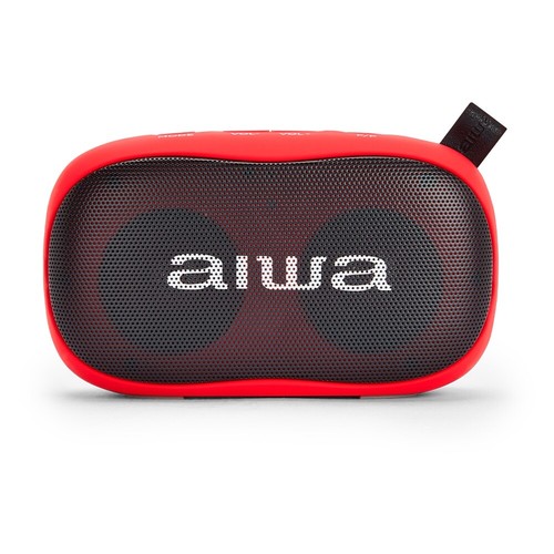 AIWA Cassa Bluetooth Portatile Rosso - Mini Cassa Altoparlante Bluetooth Piccola - Foto 4 di 11