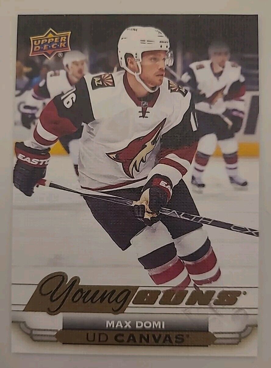 2015-16 UPPER DECK CANVAS MAX DOMI YOUNG GUNS ROOKIE #C96