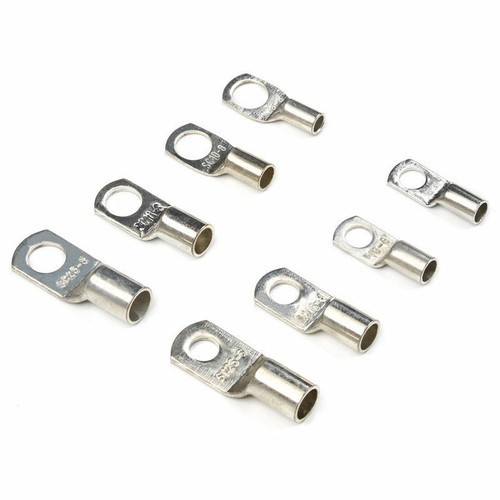 240PCS Battery Copper Cable Lugs Crimp Ring Terminals Electrical Wire Connectors - Picture 4 of 12