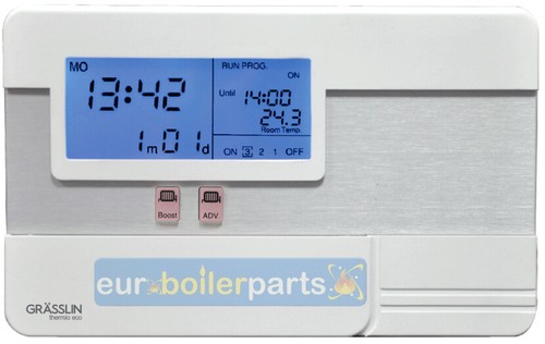 GRASSLIN central heating timer programmer 1 single channel BRAND NEW - Picture 2 of 2
