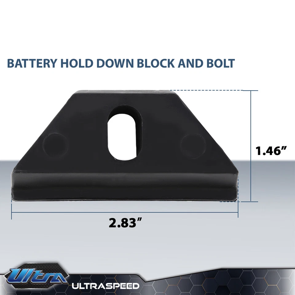 Battery Hold Down Block and Bolt Fit For Chevy Silverado Suburban Colorado S-10 - Изображение 3 из 4
