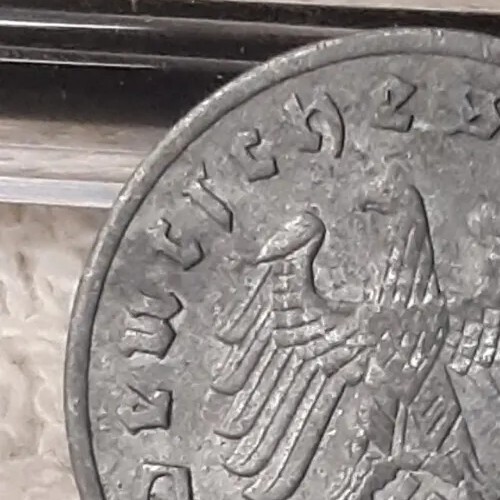 1941-F 1 Reichspfennig Penny ~ Germany ~ ☆ Heavily Circulated With Flaws ☆ WW2 - Picture 2 of 19